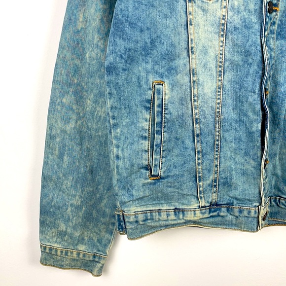 Zara Man Denim Collection Distressed Jacket - Picture 5 of 6